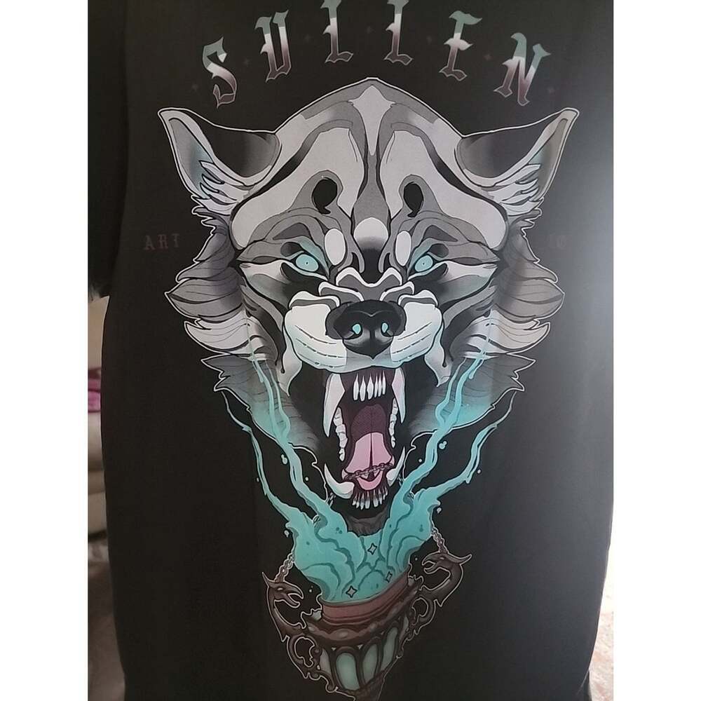 Men's Sullen Art Collective Wolf Conjuring Tattoo Premium NWT T-Shirt Small A120